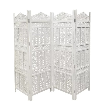 Room Dividers: 80'' W x 71'' H 4 - Panel Folding Room Divider