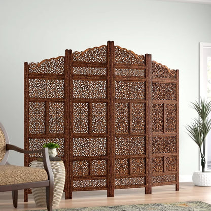 Room Dividers: 80'' W x 72'' H 4 - Panel Folding Room Divider
