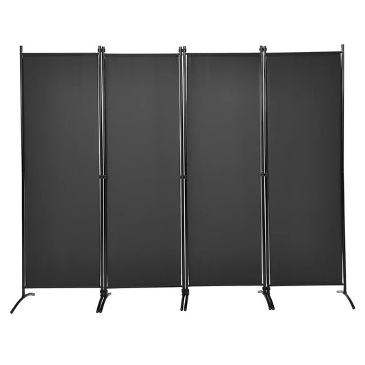 Room Dividers 88'' W x 68'' H 4 - Panel Folding Room Divider