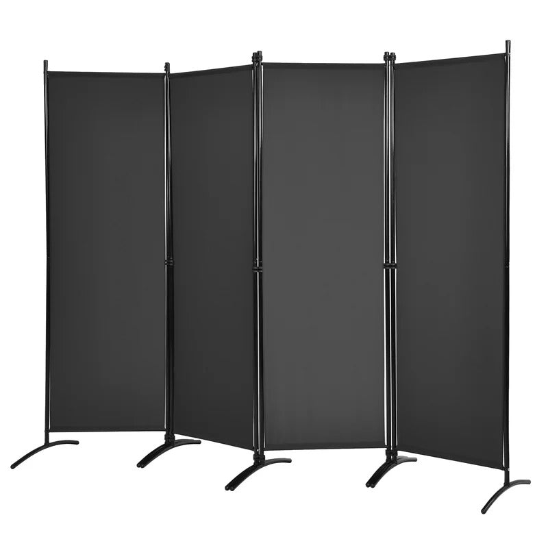 Room Dividers 88'' W x 68'' H 4 - Panel Folding Room Divider