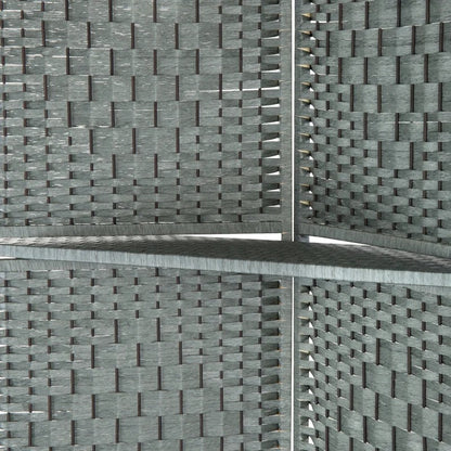 Room Dividers Modern Grey 4-Panel Room Divider