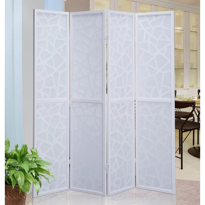 Room Divides: 70'' W x 70'' H 4 - Panel Folding Room Divider