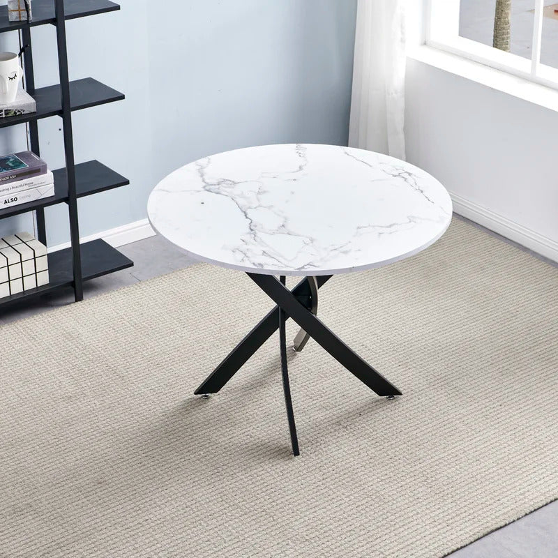 Round Dining Table: 39'' Pedestal Dining Table