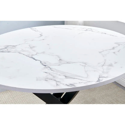 Round Dining Table: 39'' Pedestal Dining Table