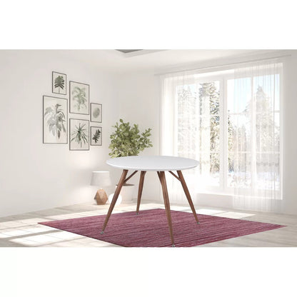 Round Dining Table: 42'' Iron Dining Table