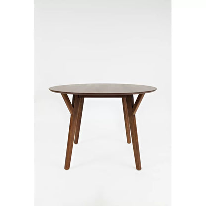 Round Dining Table: 44'' Solid Wood Dining Table