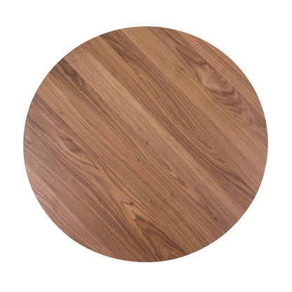 Round Dining Table: 47'' Solid Wood Pedestal Dining Table