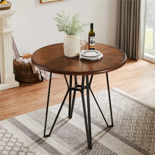 Round Dining Table: Iron Dining Table
