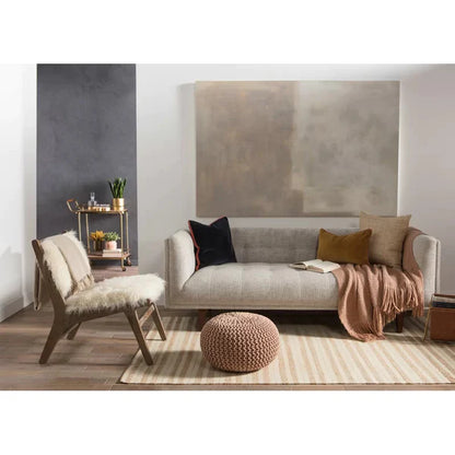 Pouffe: Knitted Pouffe