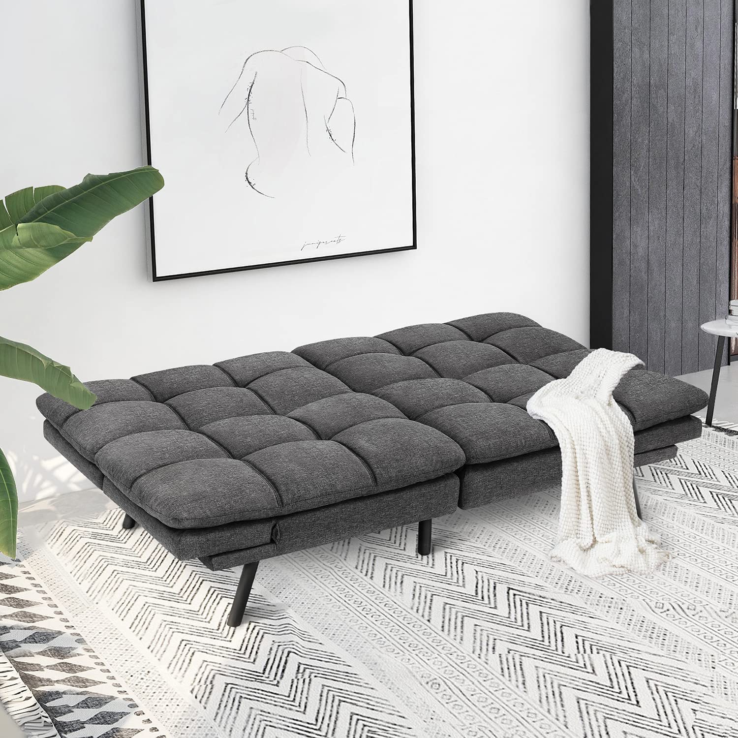 SOFA CUM BED Adjustable Small Space, Compact Living Room