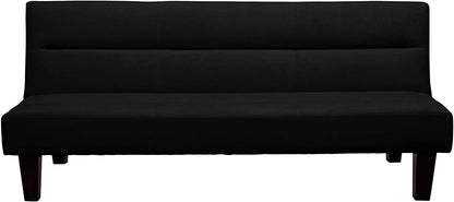 SOFA CUM BED sofa sleeper with microfiber cover  Black 