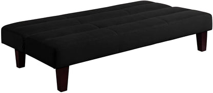 SOFA CUM BED sofa sleeper with microfiber cover  Black 