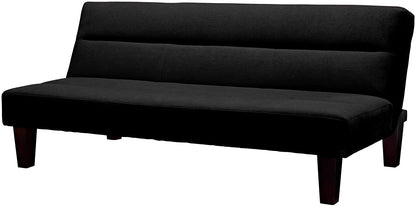 SOFA CUM BED sofa sleeper with microfiber cover  Black 
