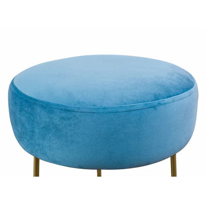 Seating Stool: Metal Vanity Stool