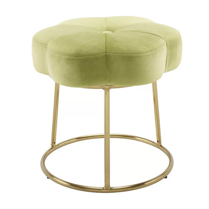 Seating Stool: Metal Vanity Stool