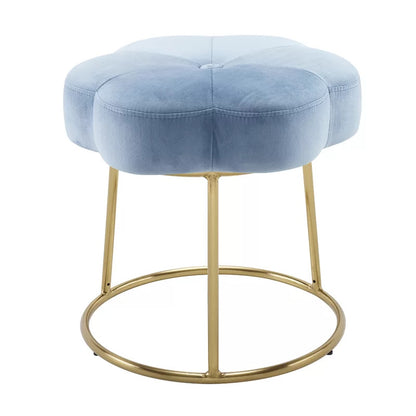 Seating Stool: Metal Vanity Stool