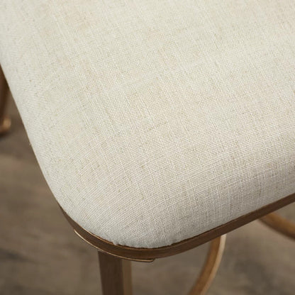 Seating Stool: Steel Seating Vanity Stool
