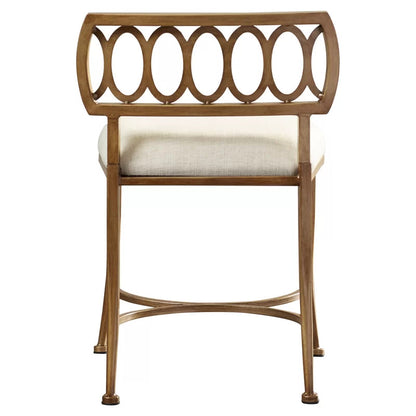 Seating Stool: Steel Seating Vanity Stool