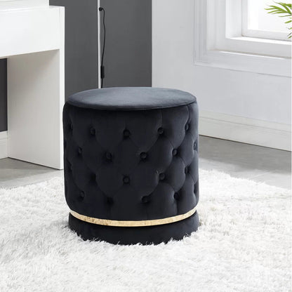 Seating Stool: Velvet Seating Stool