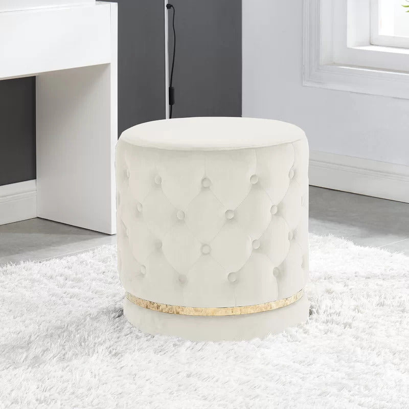 Seating Stool: Velvet Seating Stool