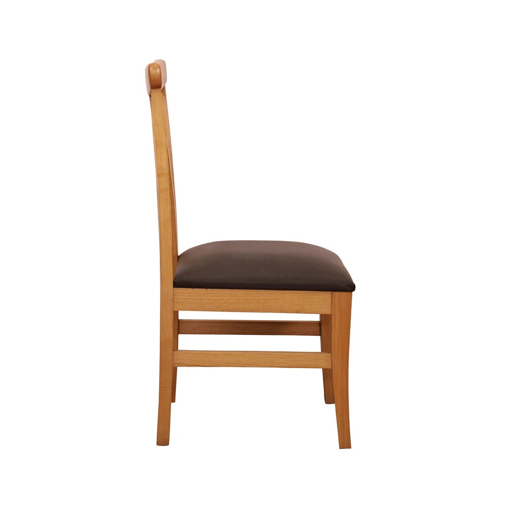 Sheesham Furniture  Chair in white ash finish