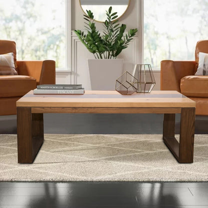 Sheesham Furniture:-Coffee and Center Table in white ash finish 