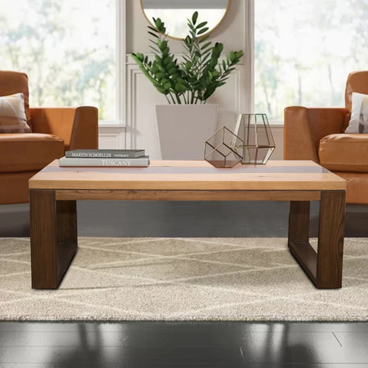 Sheesham Furniture:-Coffee and Center Table in white ash finish 