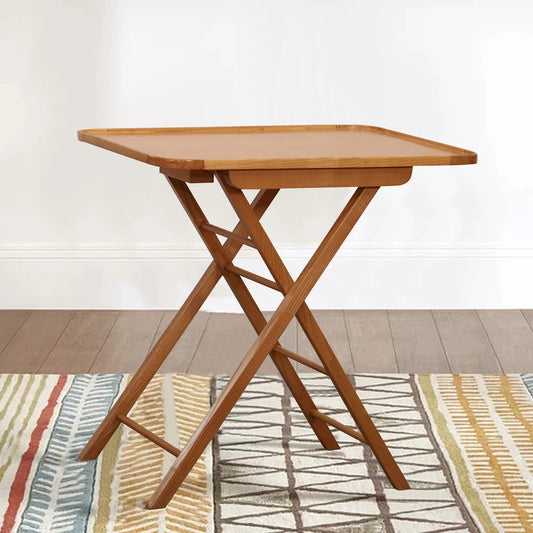 Sheesham Furniture:- End Table in White Ash Veneer