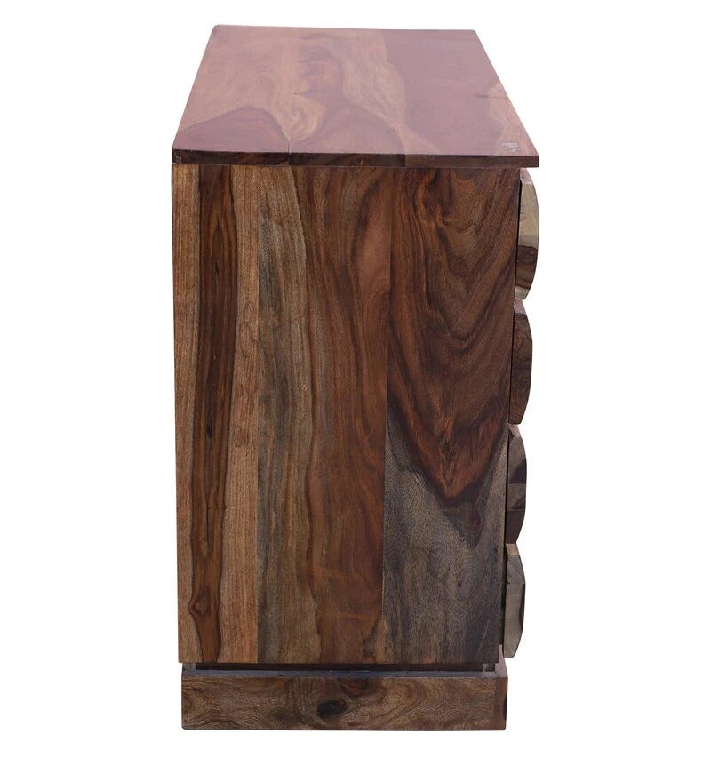 Sheesham Furniture:- Five Drawer Solid Wood Chest of Drawers