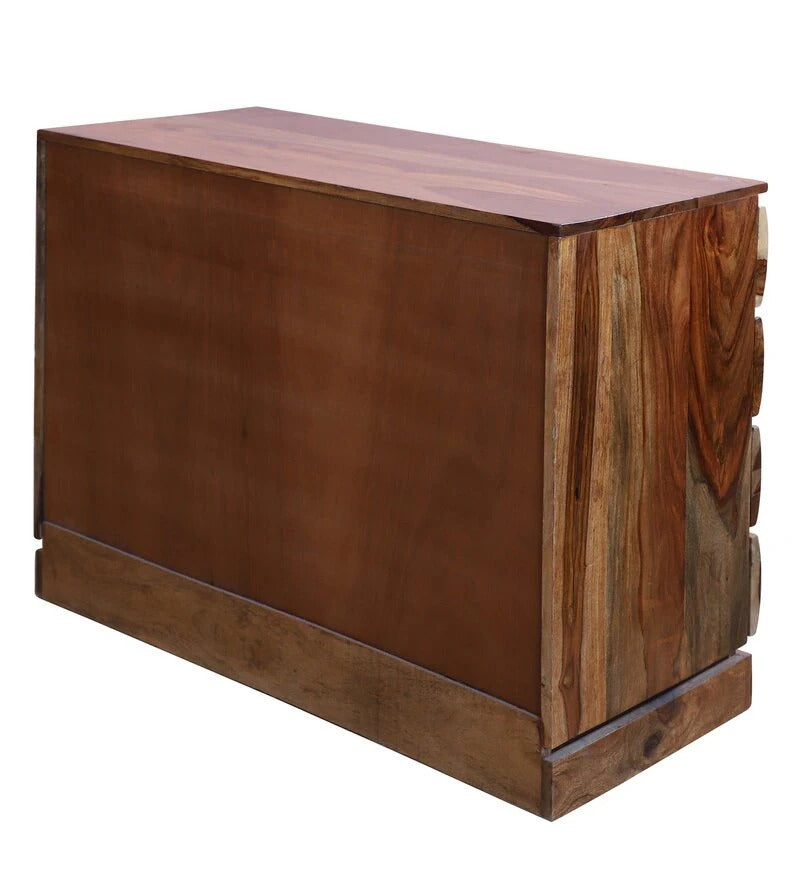 Sheesham Furniture:- Five Drawer Solid Wood Chest of Drawers