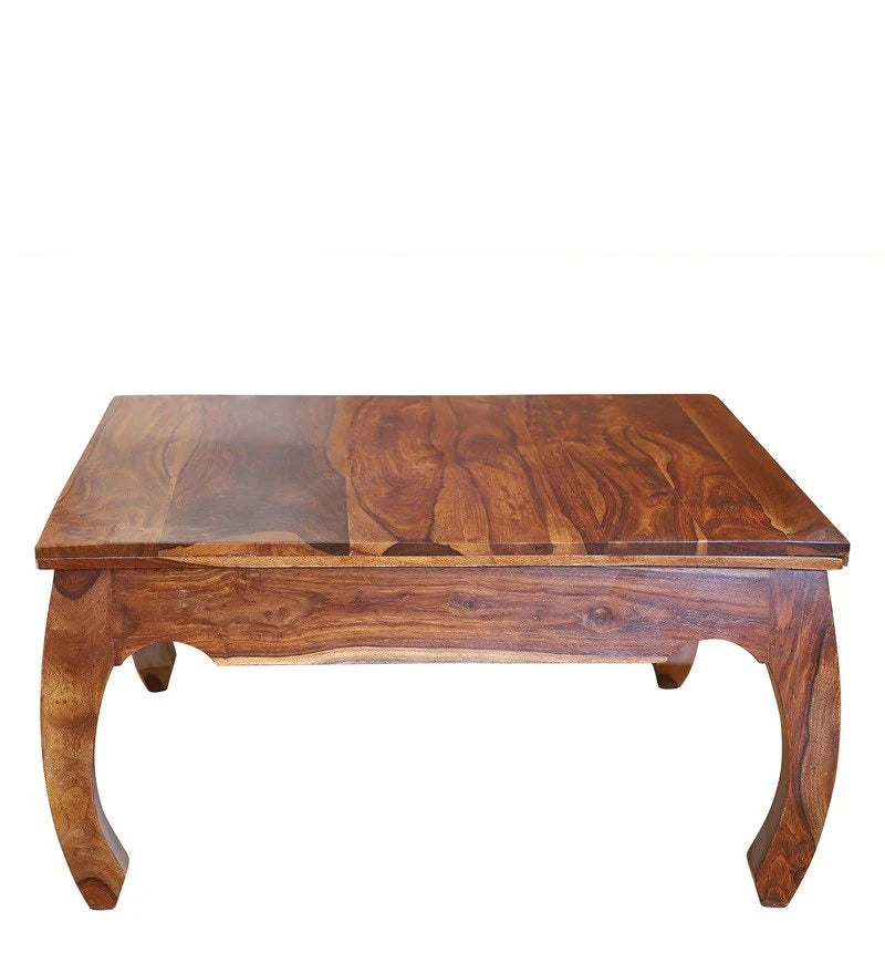 Sheesham Furniture:- Solid Wood Center Table in Honey Oak Finished
