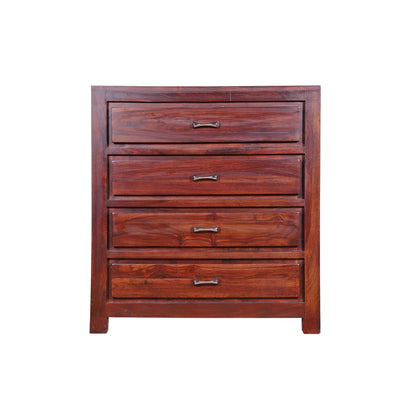 Sheesham Furniture:- Solid Wood Four Drawer Chest of Drawers