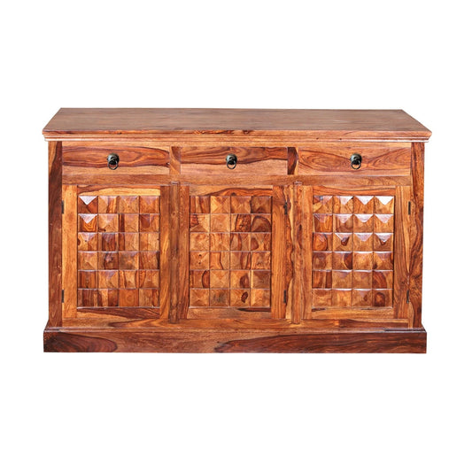 Sheesham Furniture:- Solid Wood Side Board/ Bar Cabinet 