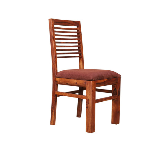 Sheesham Furniture:- Solid Wood Upholstery Dining Chair 