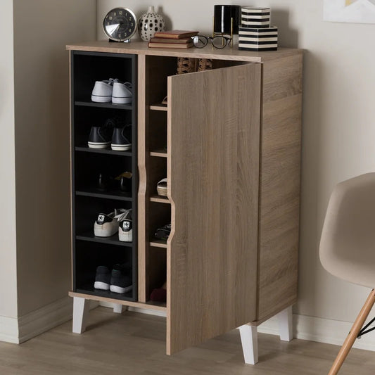 Shoe Rack: 10 Pair Shoe Storage Cabinet