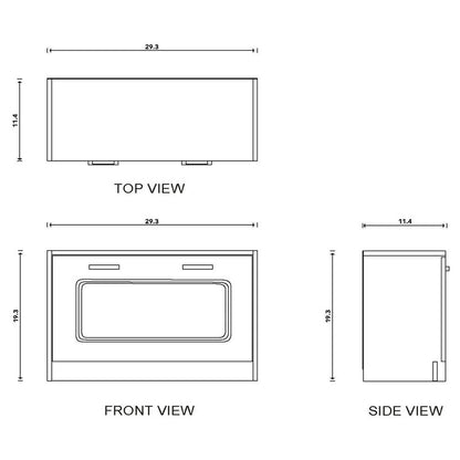 Shoe Rack 12-Pair Shoe Storage Cabinet