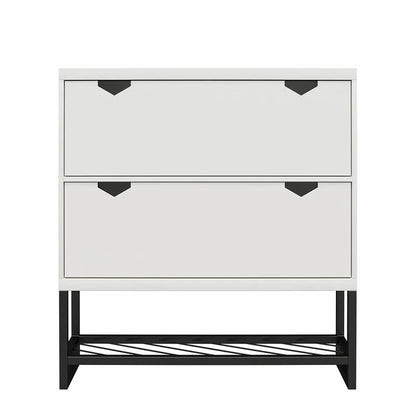 Shoe Rack: 12 Pair Shoe Storage Cabinet