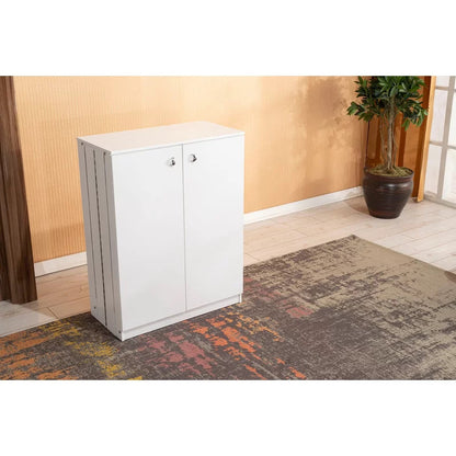 Shoe Rack: 12 Pair Shoe Storage Cabinet