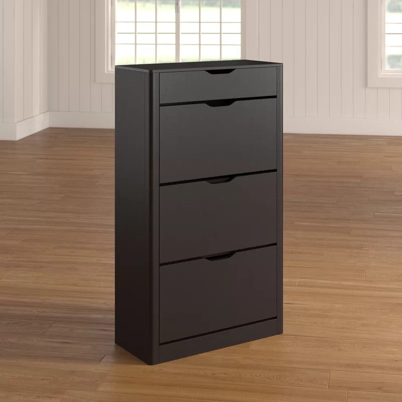 Shoe Rack: 12 Pair Shoe Storage Cabinet