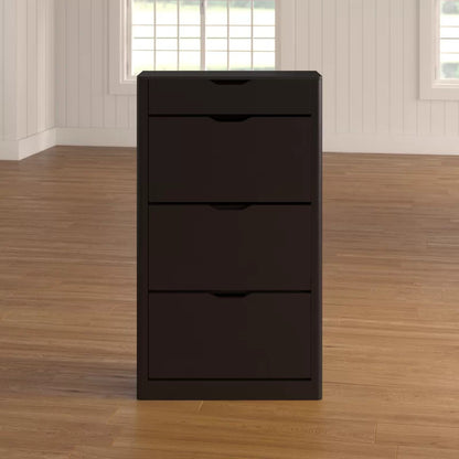 Shoe Rack: 12 Pair Shoe Storage Cabinet