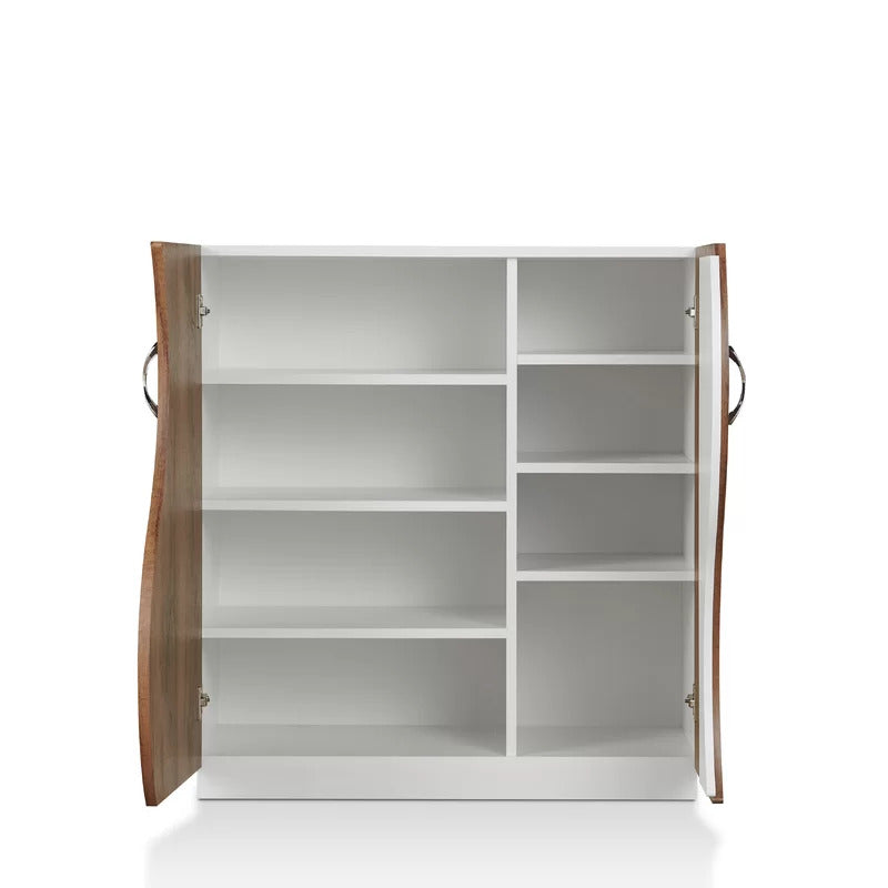 Shoe Rack: 12 Pair Shoe Storage Cabinet