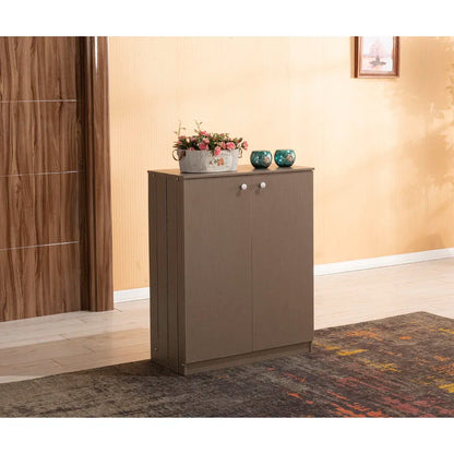 Shoe Rack: 12 Pair Shoe Storage Cabinet