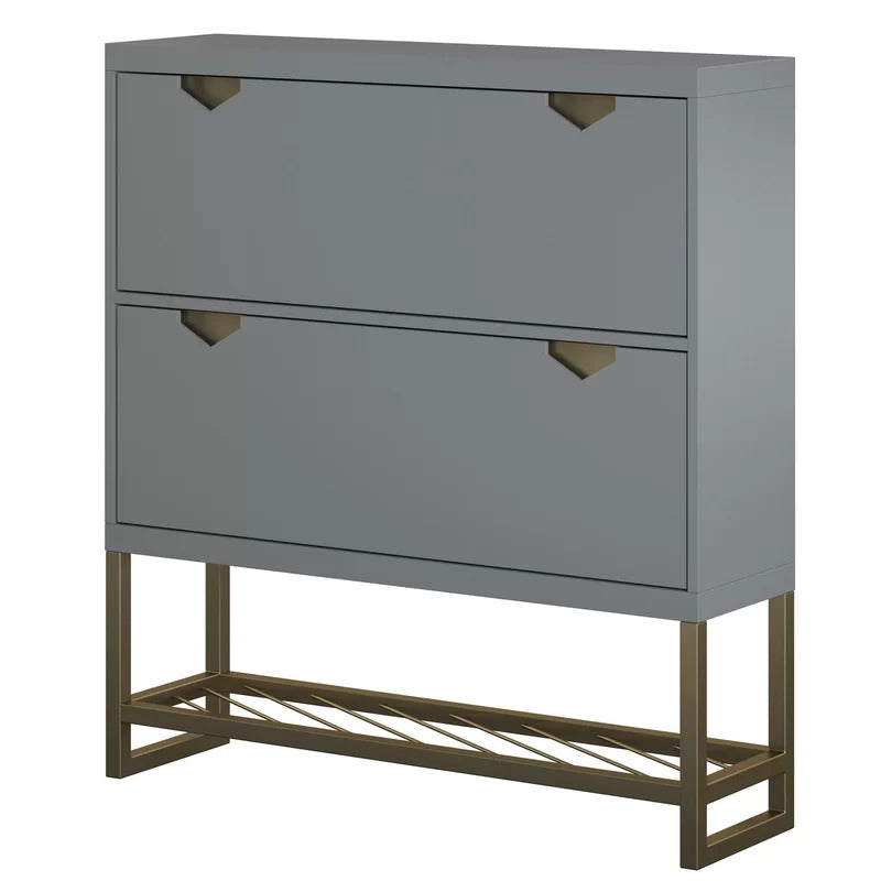 Shoe Rack: 12 Pair Shoe Storage Cabinet