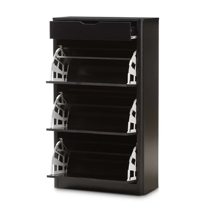 Shoe Rack: 12 Pair Shoe Storage Cabinet