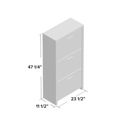 Shoe Rack: 12 Pair Shoe Storage Cabinet