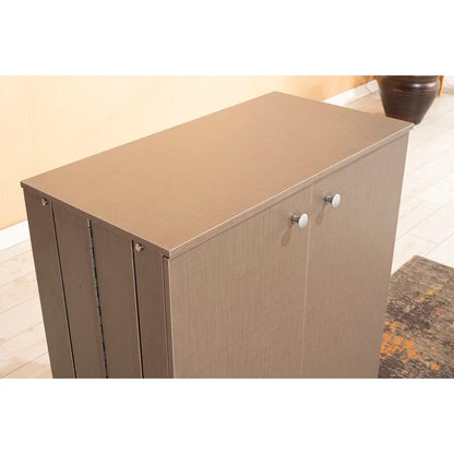 Shoe Rack: 12 Pair Shoe Storage Cabinet