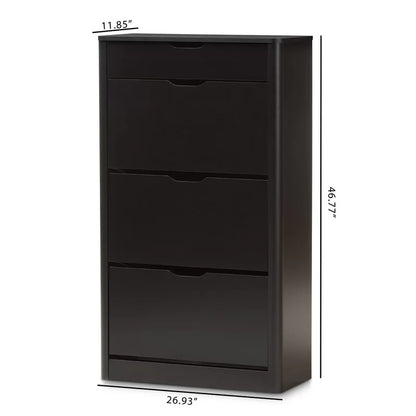 Shoe Rack: 12 Pair Shoe Storage Cabinet
