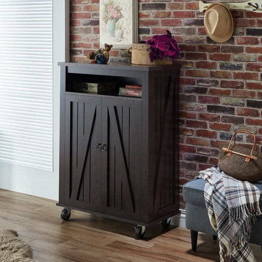 Shoe Rack: 12 Pair Shoe Storage Cabinet