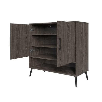 Shoe Rack: 12 Pair Shoe Storage Cabinet