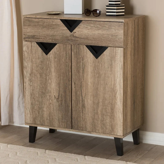Shoe Rack: 12 Pair Shoe Storage Cabinet